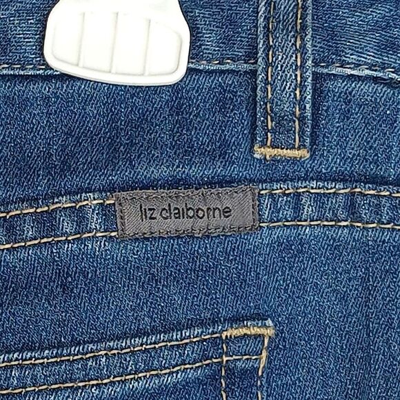 LIZ CLAIBORNE Blue Women's Jeans Size 10 Modern Straight Stretch Denim Casual - Picture 5 of 7